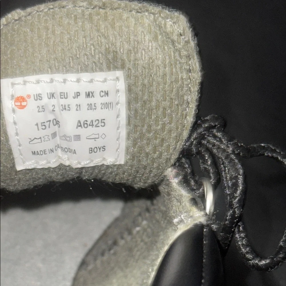 Timberland‎ Black Outdoor Boots with Sturdy Construction
